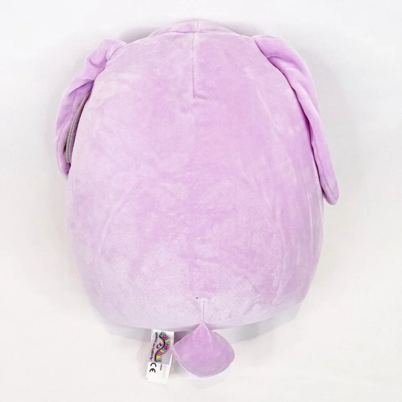 Squishmallow Bubbles Purple Easter Bunny Sequin Belly 10in Plush 2021 - Picture 2 of 3